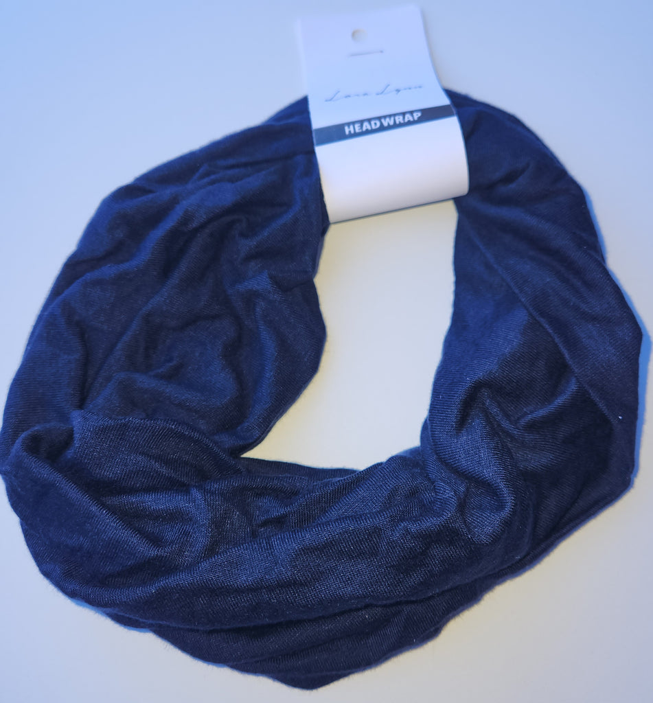 HEAD WRAP - NAVY BLUE