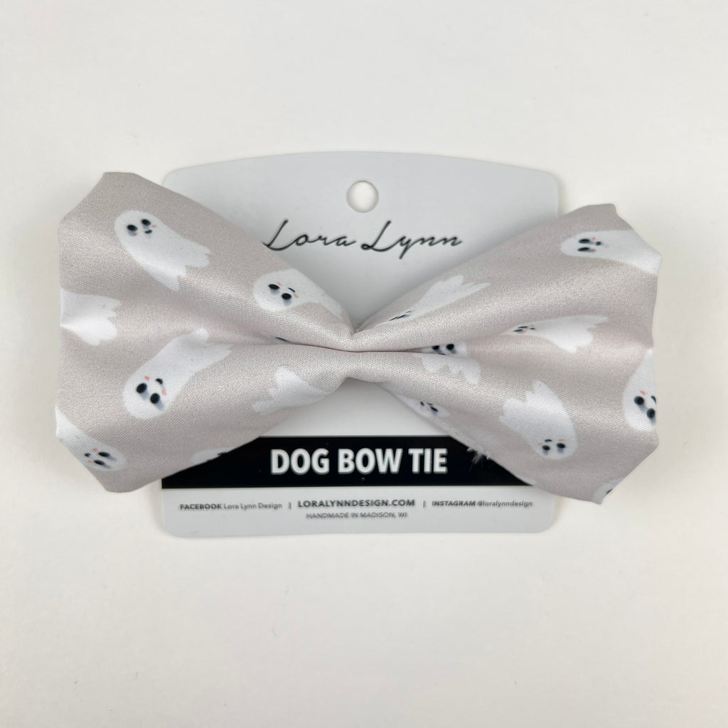 Boo-tiful - Ghost dog bow tie