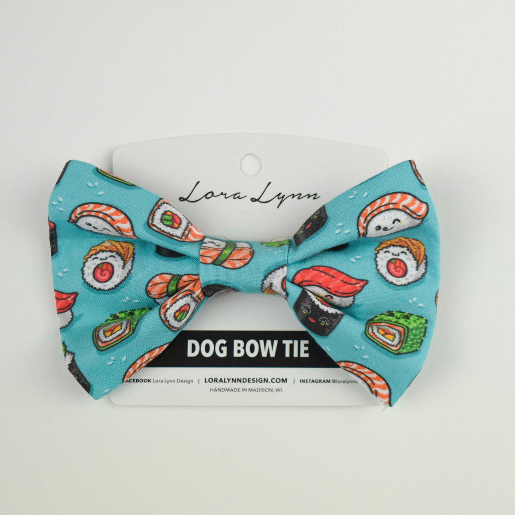 Sushi Roll dog bow tie