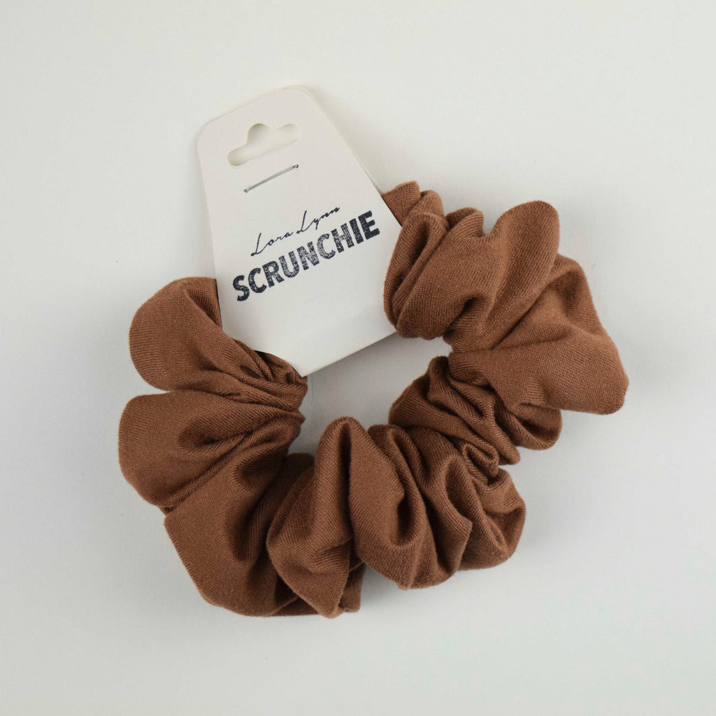 Dark Brown scrunchie