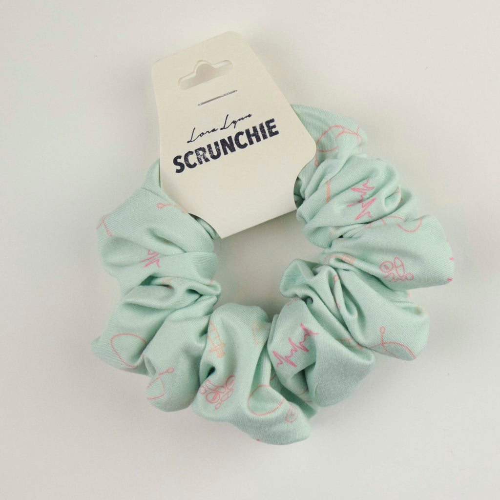 Mint Nurse scrunchie