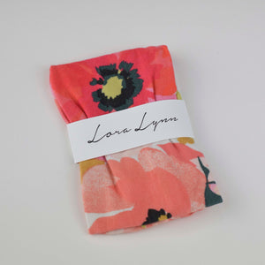 Coral Poppy Wide Headband