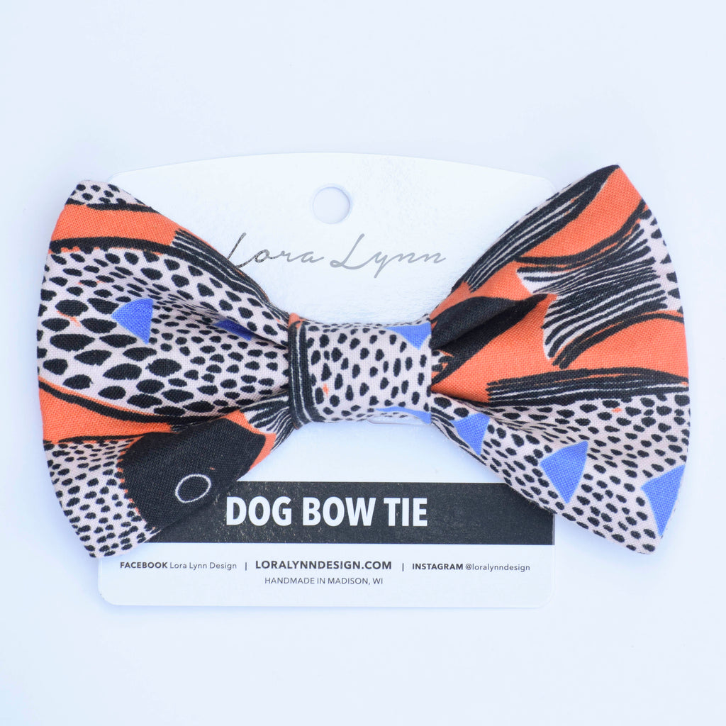 Fancy Fish dog bow tie